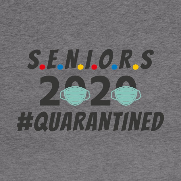 Seniors Class of 2020 Quarantined Face Masks Design by notami